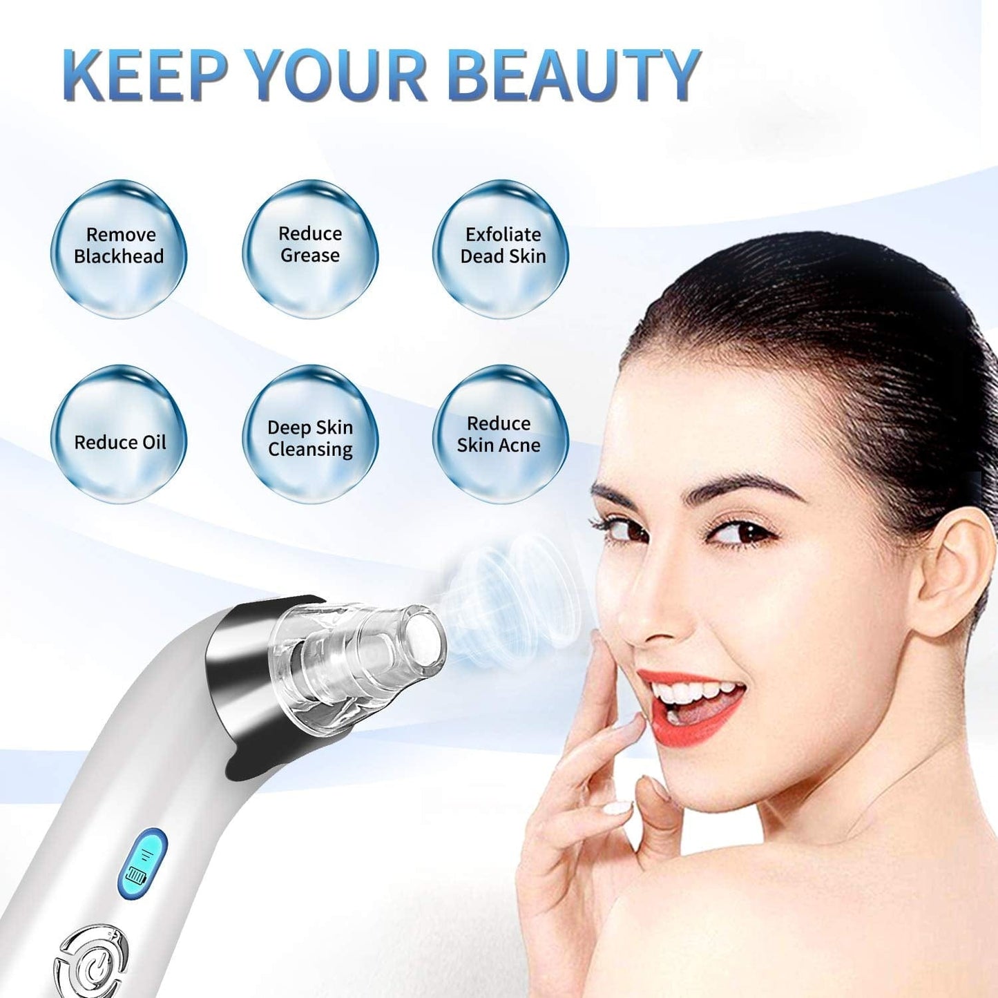 2022 Newest Blackhead Remover Pore Vacuum Electric Blackhead Removal Tool Health & Beauty > Personal Care > Cosmetics > Cosmetic Tools > Skin Care Tools BPZZ   