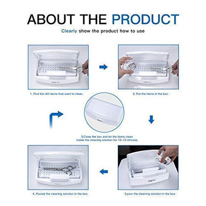 Gusnilo Nail Art Tools, Plastic Storage Box for Nail Tools,Manicure Tool, Tweezers, Hair Salon, Spa and Trimmer Manicure Equipment (1 Piece, White) Health & Beauty > Personal Care > Cosmetics > Cosmetic Tools > Nail Tools Gusnilo   