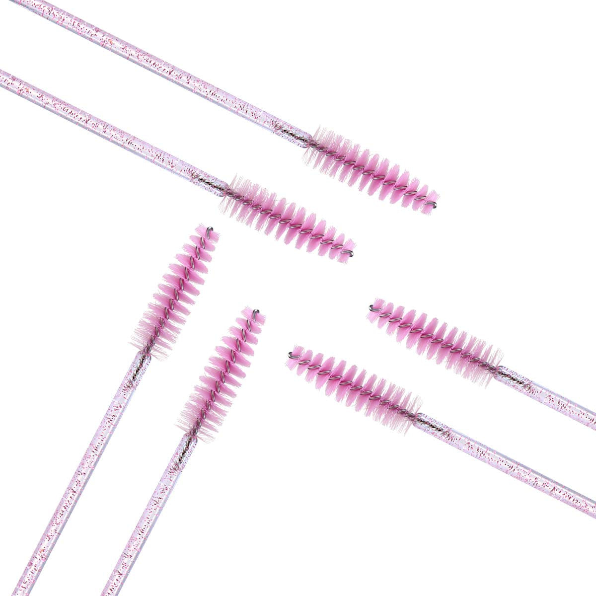 Elisel 100 PCS Disposable Mascara Brushes Crystal Eyelash Brushes Mascara Wands Applicator Eyelash Extensions Makeup Tools Eyebrow Brush (Pink) Health & Beauty > Personal Care > Cosmetics > Cosmetic Tools > Makeup Tools Elisel   