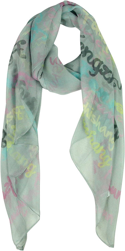Long Chiffon Fashion Scarf - Pantonight Lightweight Chiffon Sheer for Women Apparel & Accessories > Clothing Accessories > Scarves & Shawls PANTONIGHT Color 772  