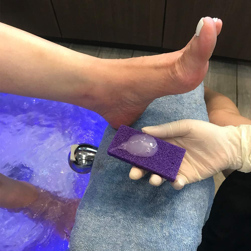 Disposable Pedicure Scrubber Callus Remover Pumice Stone for Foot Care Purple Coarse, 40 PCS Health & Beauty > Personal Care > Foot Care NOVAL   