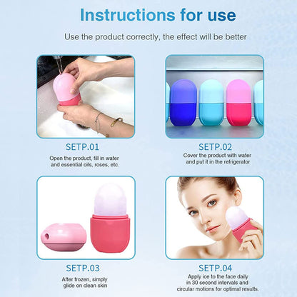 Ice Roller for Face,Reusable Ice Face Roller Skin Care Tools, Face Massage, Silicone Ice Mold for Face Beauty Health & Beauty > Personal Care > Cosmetics > Cosmetic Tools > Skin Care Tools zengxiaoyun   