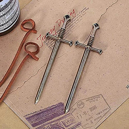 20Pcs 88X25Mm 3D Sword Pendant Charms Antique Silver Tone Making Jewelry