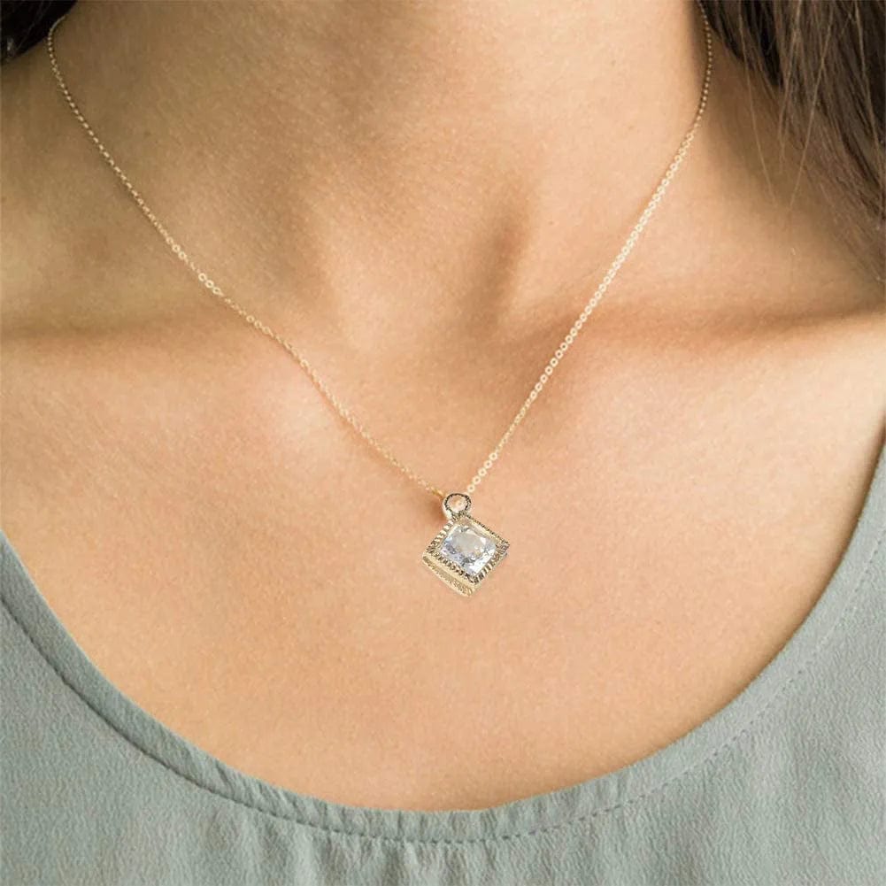 20PCS Cubic Zirconia Alloy Pendants, Crystal Pendants Charms for DIY Necklace Jewelry Making