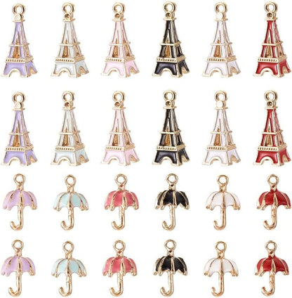 20Pcs Yin Yang Enamel Charm 21X18Mm Double Sided Enamel Yoga Meditation Dangle Charm Pendants for Earrings Necklace Bracelet Jewelry Making and Crafting Light Gold
