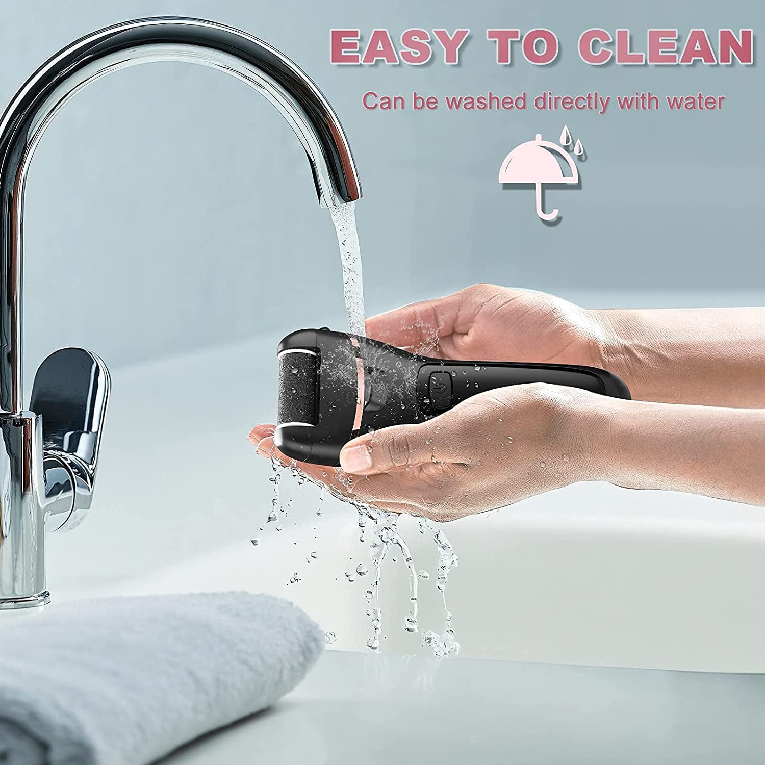 Electric Callus Remover for Feet with Rechargeable Waterproof 22 in 1 Professional Pedicure Kit,Foot Care Tools Wet & Dry Foot File for Dead Skin&Cracked Heel or Rough Hand with 3 Roller Heads 2 Speed Health & Beauty > Personal Care > Foot Care OTA   