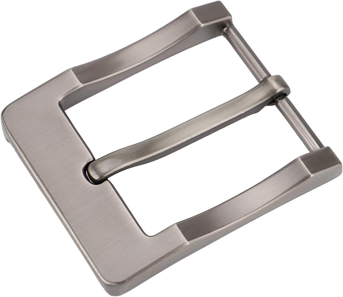 Mcfanbe 1.5 Inches (38-40 Mm) Belt Buckle Single Prong Square Replacement Buckle for Men Women Belt Apparel & Accessories > Clothing Accessories > Belt Buckles McFanBe Grey17  
