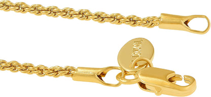 LIFETIME JEWELRY 1Mm Rope Chain Anklet for Women and Teen Girls 24K Real Gold Plated Apparel & Accessories > Jewelry > Anklets LIFETIME JEWELRY   