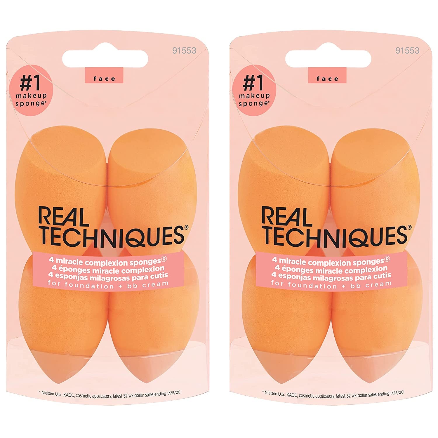 Real Techniques Miracle Complexion Sponge, Beauty Sponge for Makeup Blending & Foundation Application, Full Coverage, Streak-Free Professional Makeup Tool, Cruelty Free, Vegan, Latex Free, 8 Count Health & Beauty > Personal Care > Cosmetics > Cosmetic Tools > Makeup Tools Real Techniques   