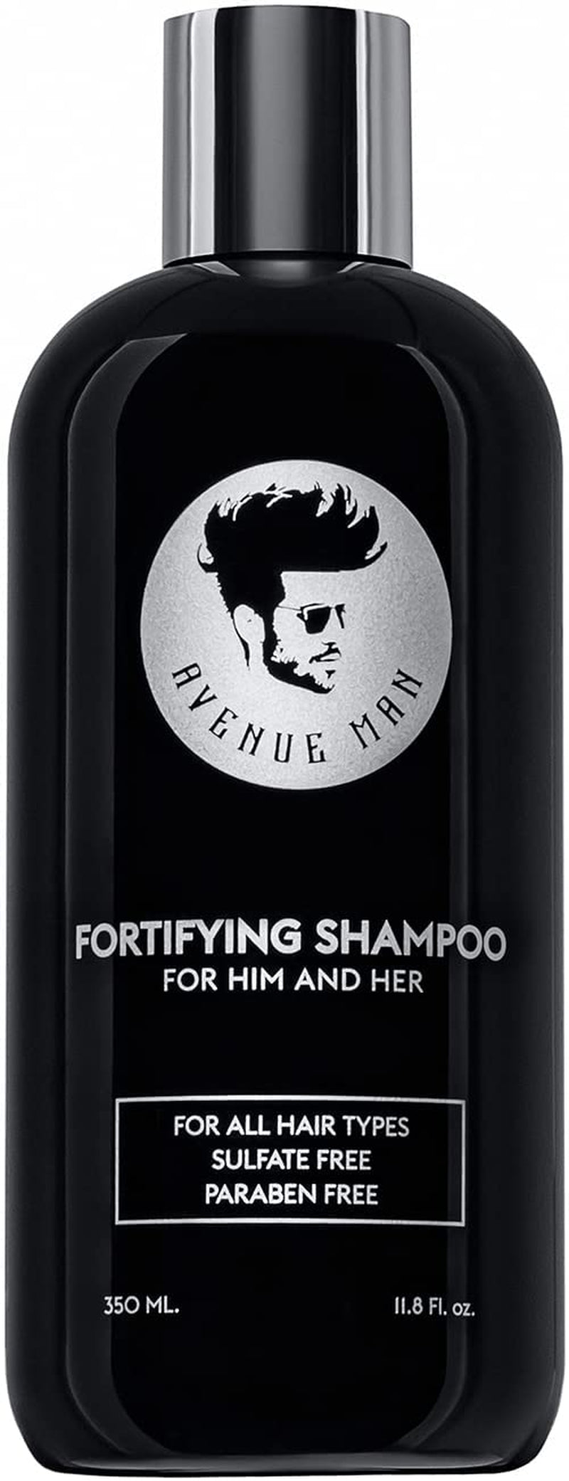 Fortifying Shampoo for Him and Her (11.8 Oz) - by Avenue Man Hair Products - Natural Cleanser with Certified Organic Extracts - Volumizing Hair Care - Clarifying Paraben-Free Shampoo - Made in the USA Health & Beauty > Personal Care > Hair Care Avenue Man Fortifying Shampoo  