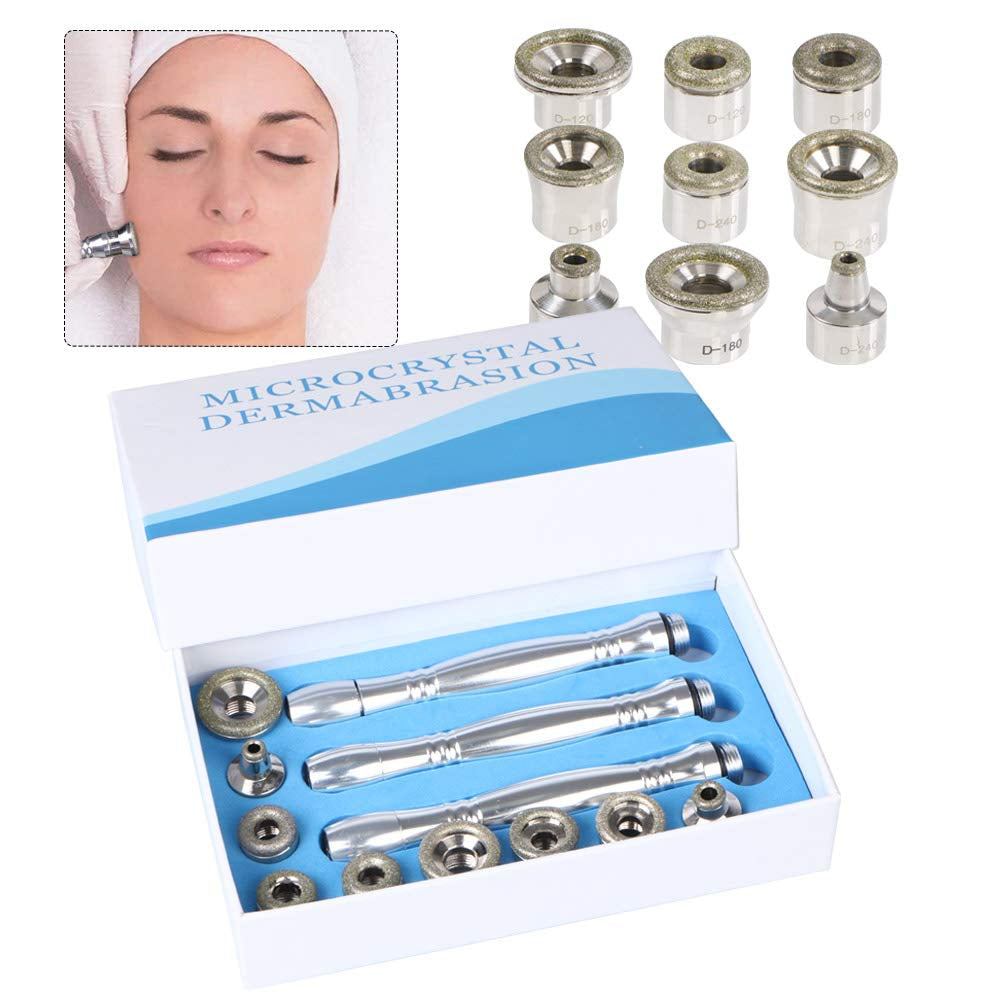 Nmeisi Microdermabrasion Tips and Wands Diamond Dermabrasion Skin Exfoliator Tool-9Pcs Stainless Steel Diamond Derbrasion Replacement Tips, 3Pcs Microdermabrasion Wands, 50Pcs Cotton Filter Health & Beauty > Personal Care > Cosmetics > Cosmetic Tools > Skin Care Tools Nmeisi   