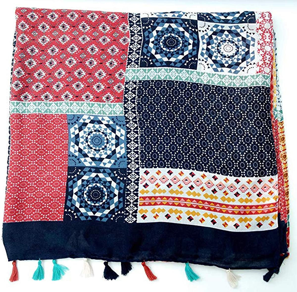 Scarves for Women Large Lightweight Floral Flower Spring Scarf Fashion Wrap Shawls Oversized Shawl Cape by AHYUAN Apparel & Accessories > Clothing Accessories > Scarves & Shawls AHYUAN   