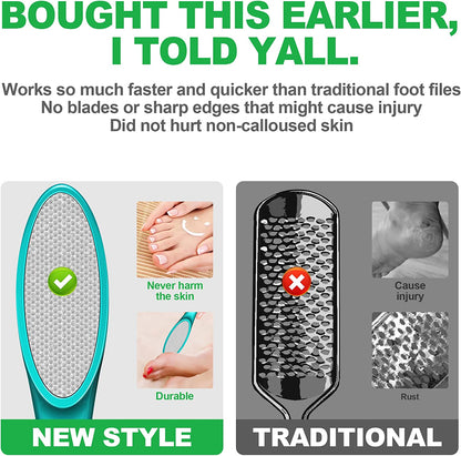 DALLEAN Pedicure Rasp Foot File Pedicure File Callus Remover Best Foot Care File Can Be Used on Both Dry and Wet Feet No Risk of Injury Pedi File Was Life Changing, B-Blue Health & Beauty > Personal Care > Foot Care DALLEAN   