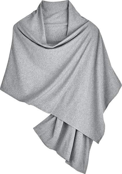 Coolibar UPF 50+ Women'S Sanibel Everyday Beach Shawl - Sun Protective Apparel & Accessories > Clothing Accessories > Scarves & Shawls Coolibar Grey Heather One Size 