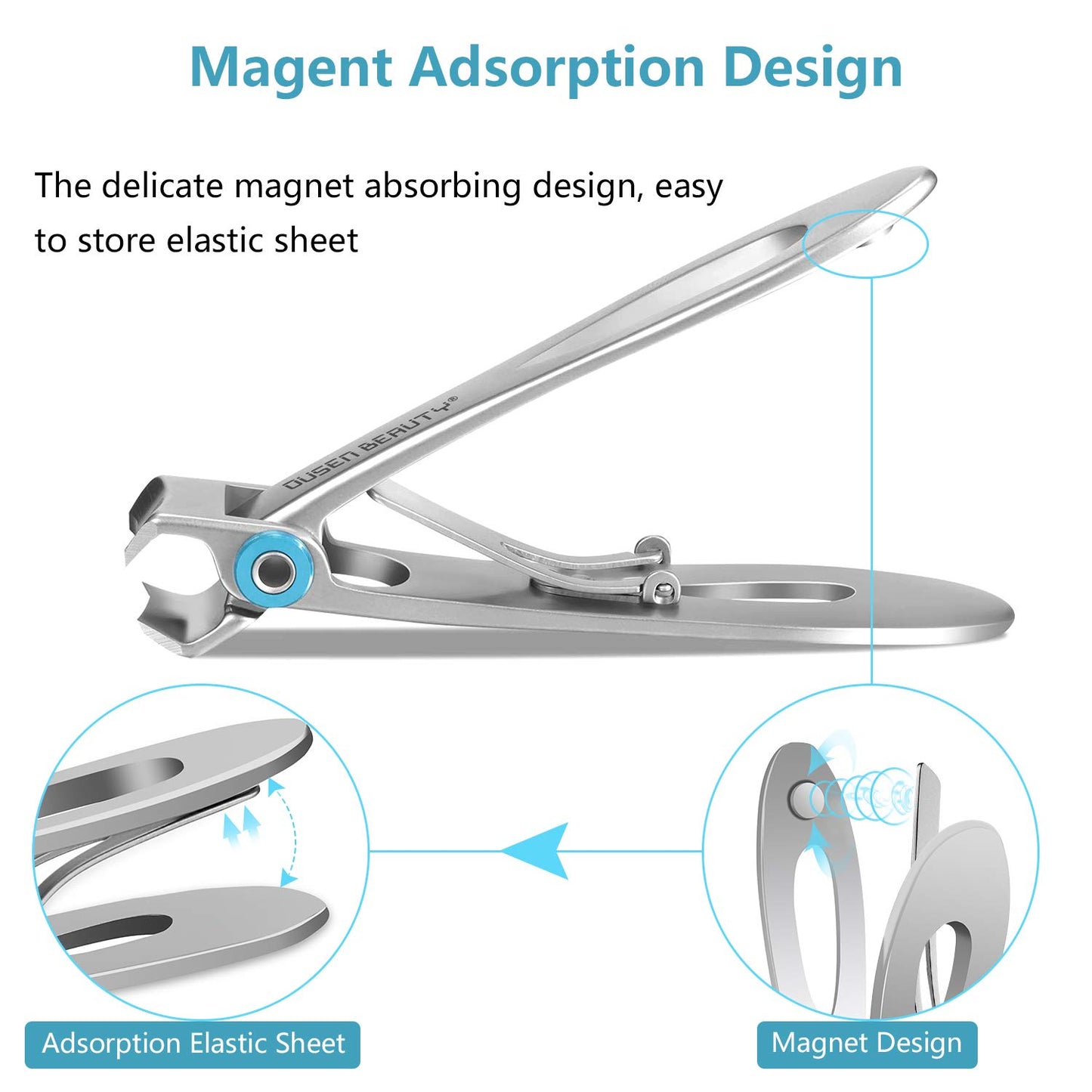 Nail Clippers for Thick Nails, Professional Ingrown Toenail Clippers Podiatrist Tools, Wide Jaw Opening Thick Nail Clippers, Stainless Steel Large Toenail Clippers Pedicure Kit 4 Pcs for Seniors & Men Health & Beauty > Personal Care > Cosmetics > Cosmetic Tools > Nail Tools Ousen Beauty   