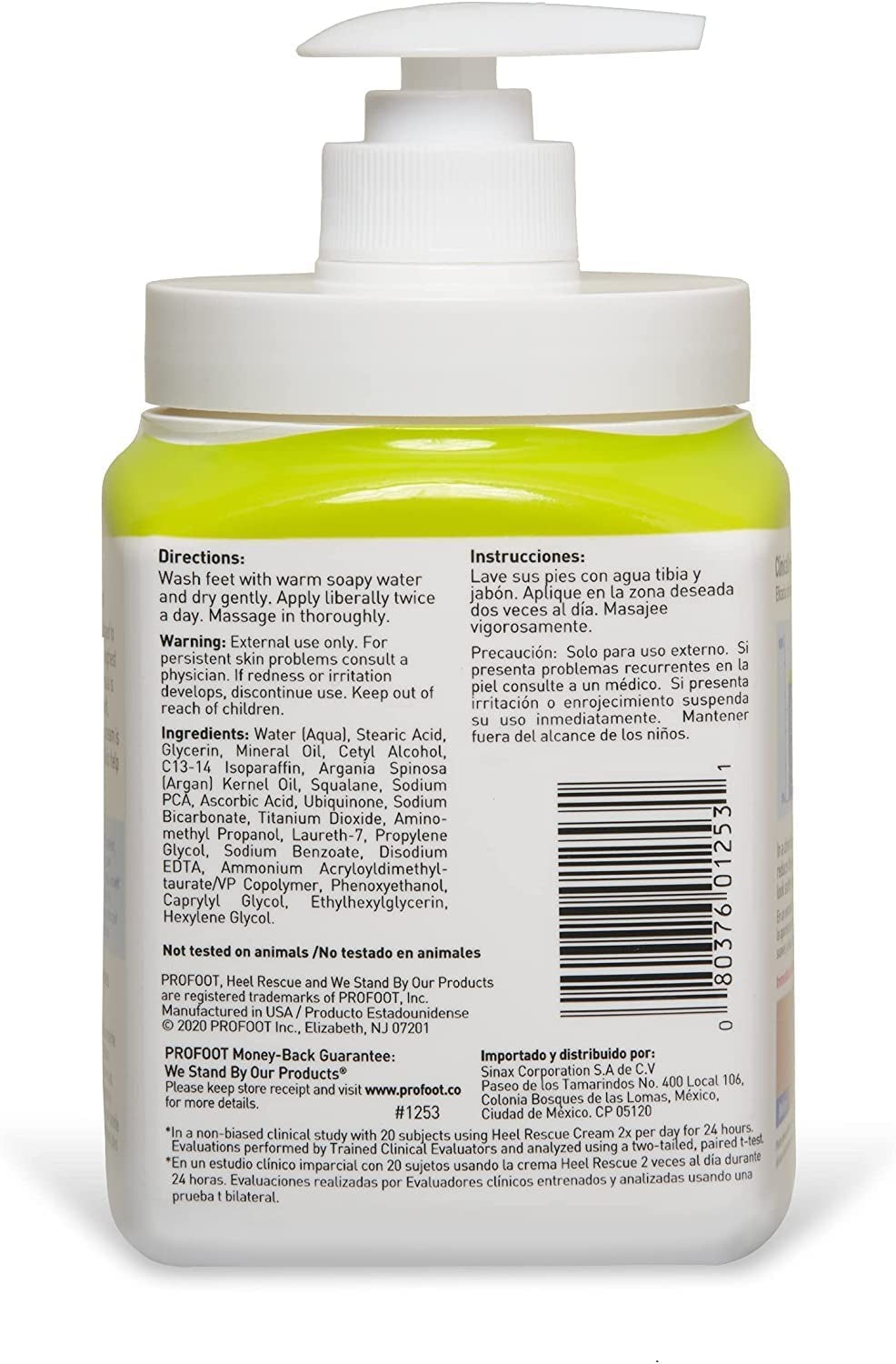 Profoot Heel Rescue Foot Cream 16 Ounce Bottle, 2 Pack, for Cracked, Calloused, or Chapped Skin Health & Beauty > Personal Care > Foot Care Profoot   