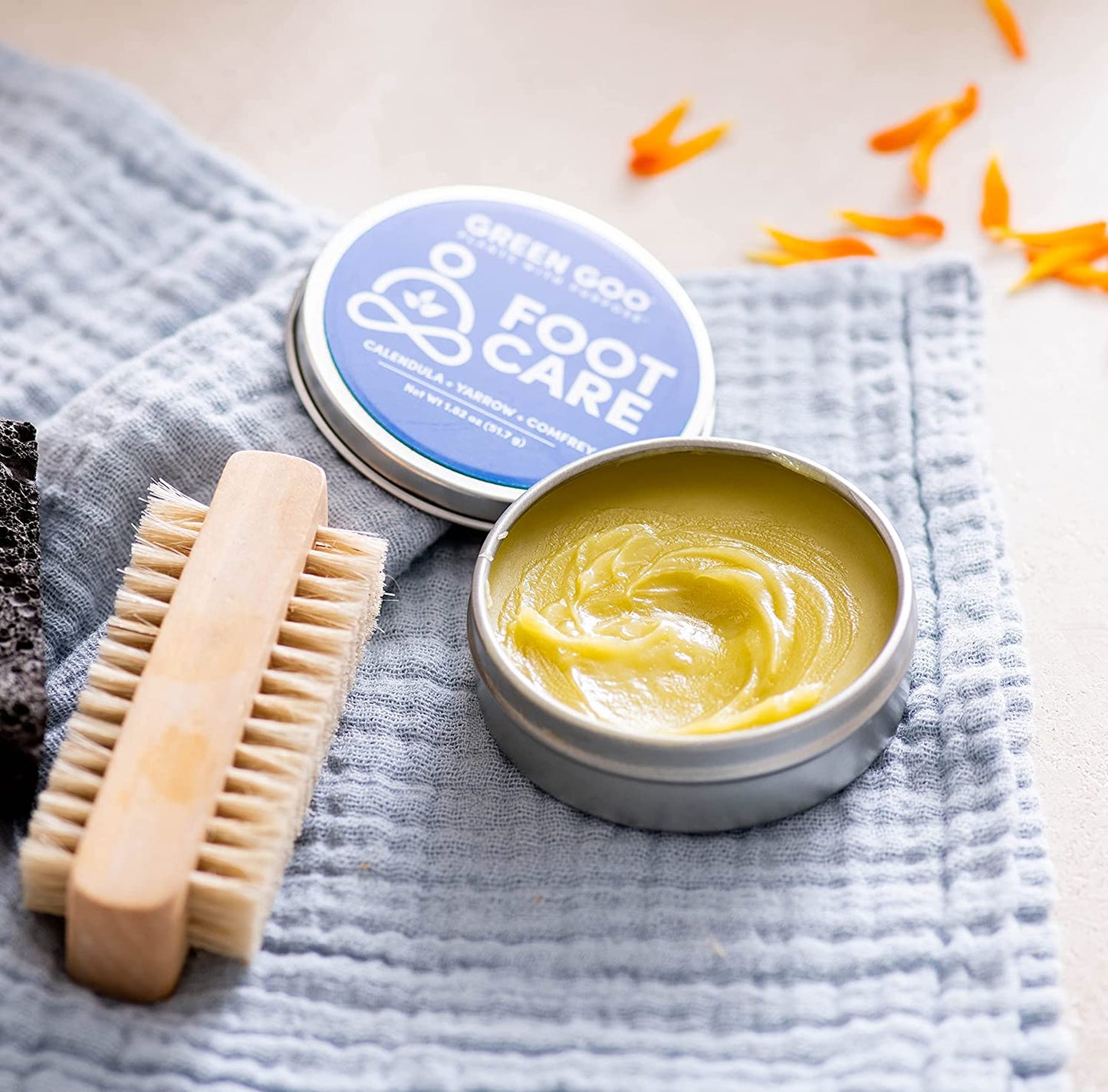 Green Goo Natural Skin Care Salve, Foot Care, 1.82 Ounce Large Tin Health & Beauty > Personal Care > Foot Care Green Goo   