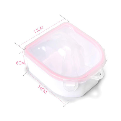 Rolabling 2 PCS Soaking Soak Bowl Nail Art Polish Remove Wash Soaker Tray Manicure Spa Tool Health & Beauty > Personal Care > Cosmetics > Cosmetic Tools > Nail Tools Rolabling   
