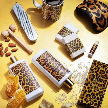 Gift Baskets for Women & Men, 18Pc Honey Almond Home Bath Pampering Package for Relaxing Stress Relief, Leopard Print Thank You, Birthday Gifts, Spa Self Care Kit, Aromatherapy Gifts Health & Beauty > Personal Care > Cosmetics > Bath & Body LOVERY   