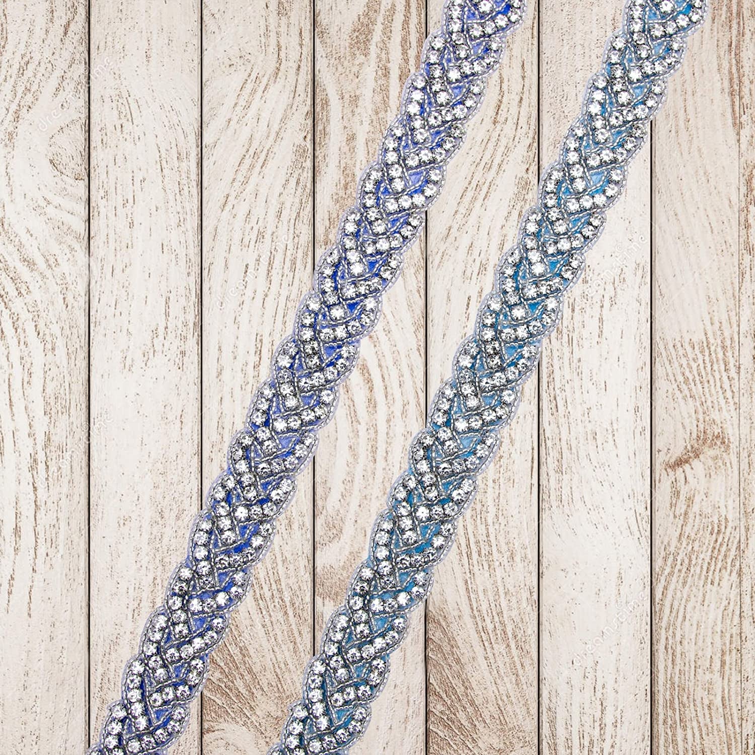 AWAYTR Bridal Rhinestone Wedding Belt - Silver Rhinestone Belts for Women Formal Evening Dress Apparel & Accessories > Clothing Accessories > Belts AWAYTR   
