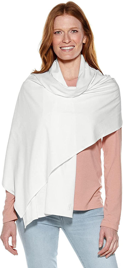 Coolibar UPF 50+ Women'S Sanibel Everyday Beach Shawl - Sun Protective Apparel & Accessories > Clothing Accessories > Scarves & Shawls Coolibar White One Size 
