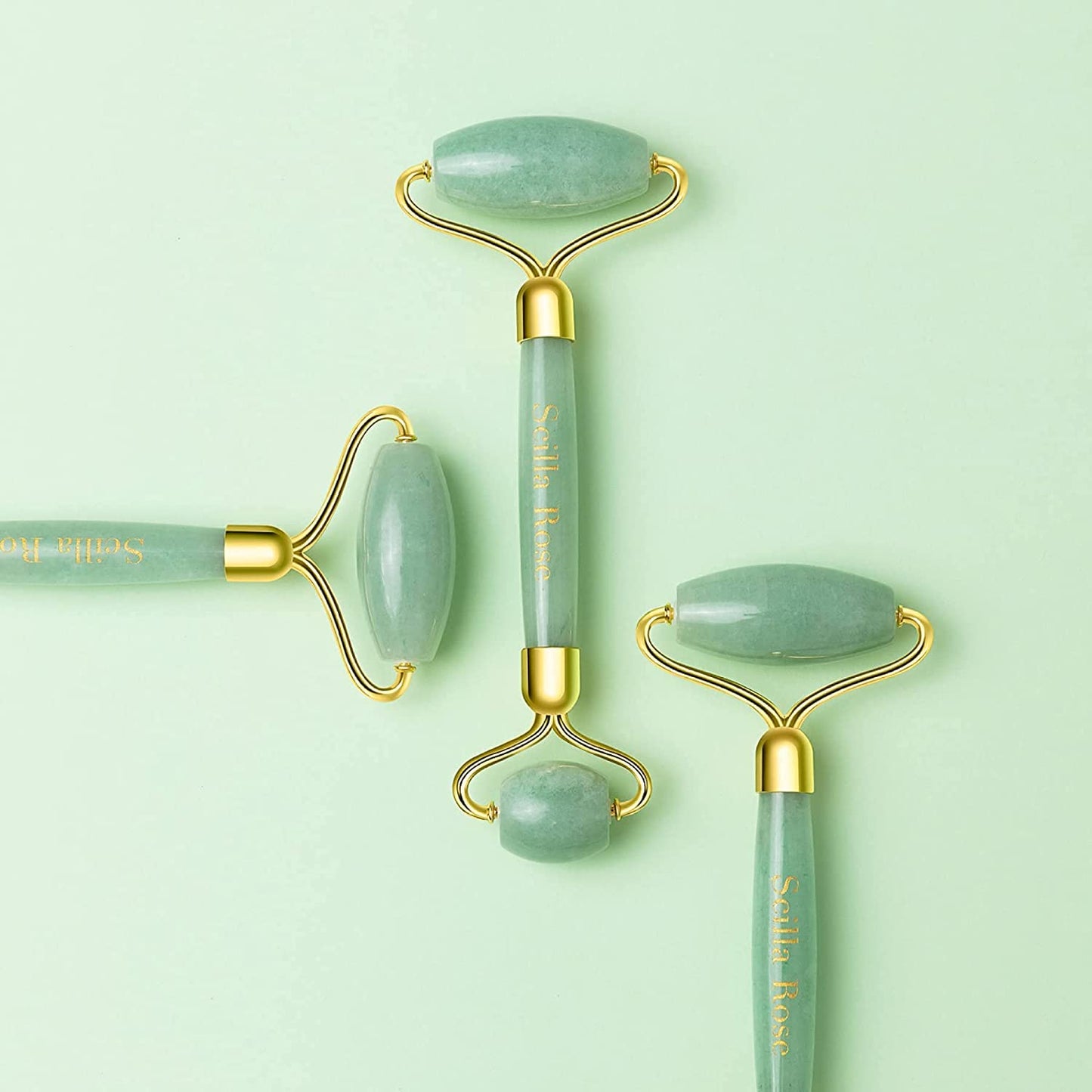 The Best Jade Roller Massaging Facial Roller, Superior and Natural for Facial Toning, Massage, Anti-Ageing, Skin Firming, Face Slimming. Lymphatic Drainage. Authentic & Genuine Beauty Tool Health & Beauty > Personal Care > Cosmetics > Cosmetic Tools > Skin Care Tools Scilla ROSE   