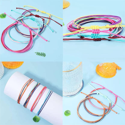 Waterproof String Bracelets for Girls Summer Wave Bracelet Friendship Handmade Wave Bracelet Apparel & Accessories > Jewelry > Bracelets Highven   
