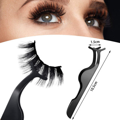 24 Pieces False Eyelashes Applicator Tool Stainless Steel Eyelash Extension Tweezers Remover Clip Tweezers Nipper Eyelash Auxiliary Clip for Women Girls Makeup Application and Removal (Black) Health & Beauty > Personal Care > Cosmetics > Cosmetic Tools > Makeup Tools Honoson   