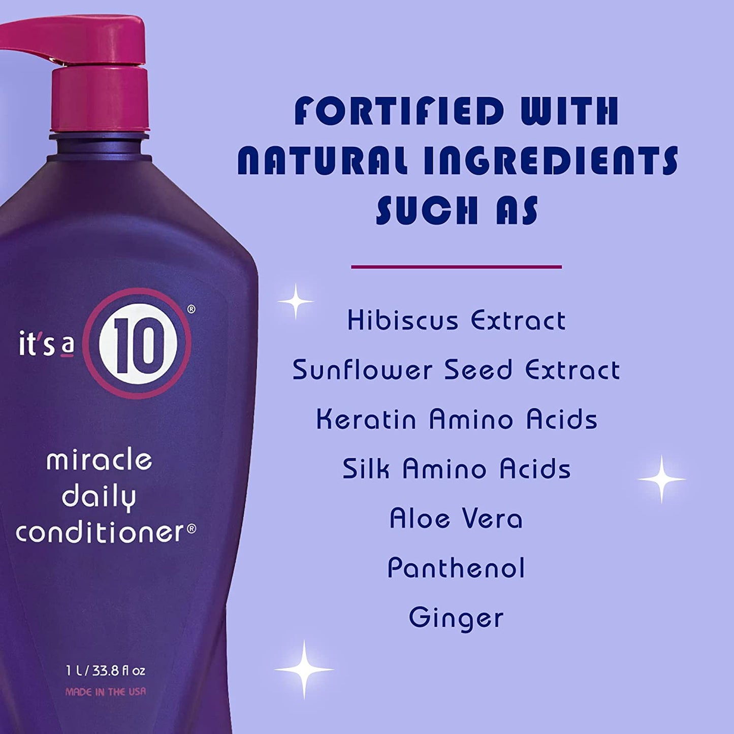 It'S a 10 Haircare Miracle Daily Conditioner, 33.8 Fl. Oz. Health & Beauty > Personal Care > Hair Care It's a 10 Haircare   