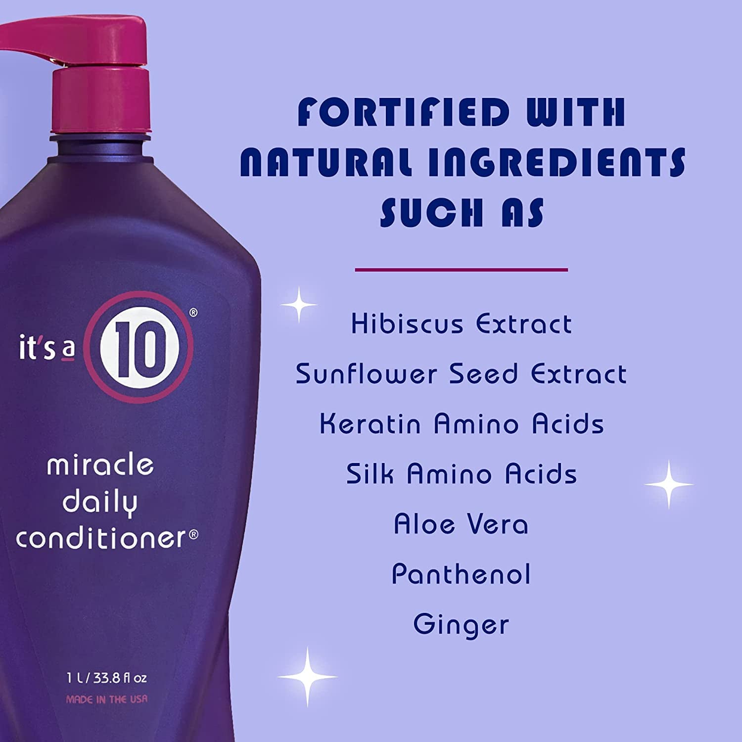 It'S a 10 Haircare Miracle Daily Conditioner, 33.8 Fl. Oz. Health & Beauty > Personal Care > Hair Care It's a 10 Haircare   