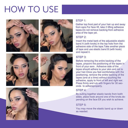 Vifycim Face Lift Tape, Ultra-Thin Invisible Tape Lifting Tools for Eye & Neck Hiding Wrinkles and Saggy Skin, 40PCS Health & Beauty > Personal Care > Cosmetics > Cosmetic Tools > Skin Care Tools Vifycim   