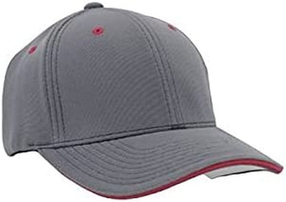 Universal M2 Contrast Flexfit® Cap Apparel & Accessories > Clothing Accessories > Headwear Pacific Headwear Graphite/Cardinal Large-X-Large 