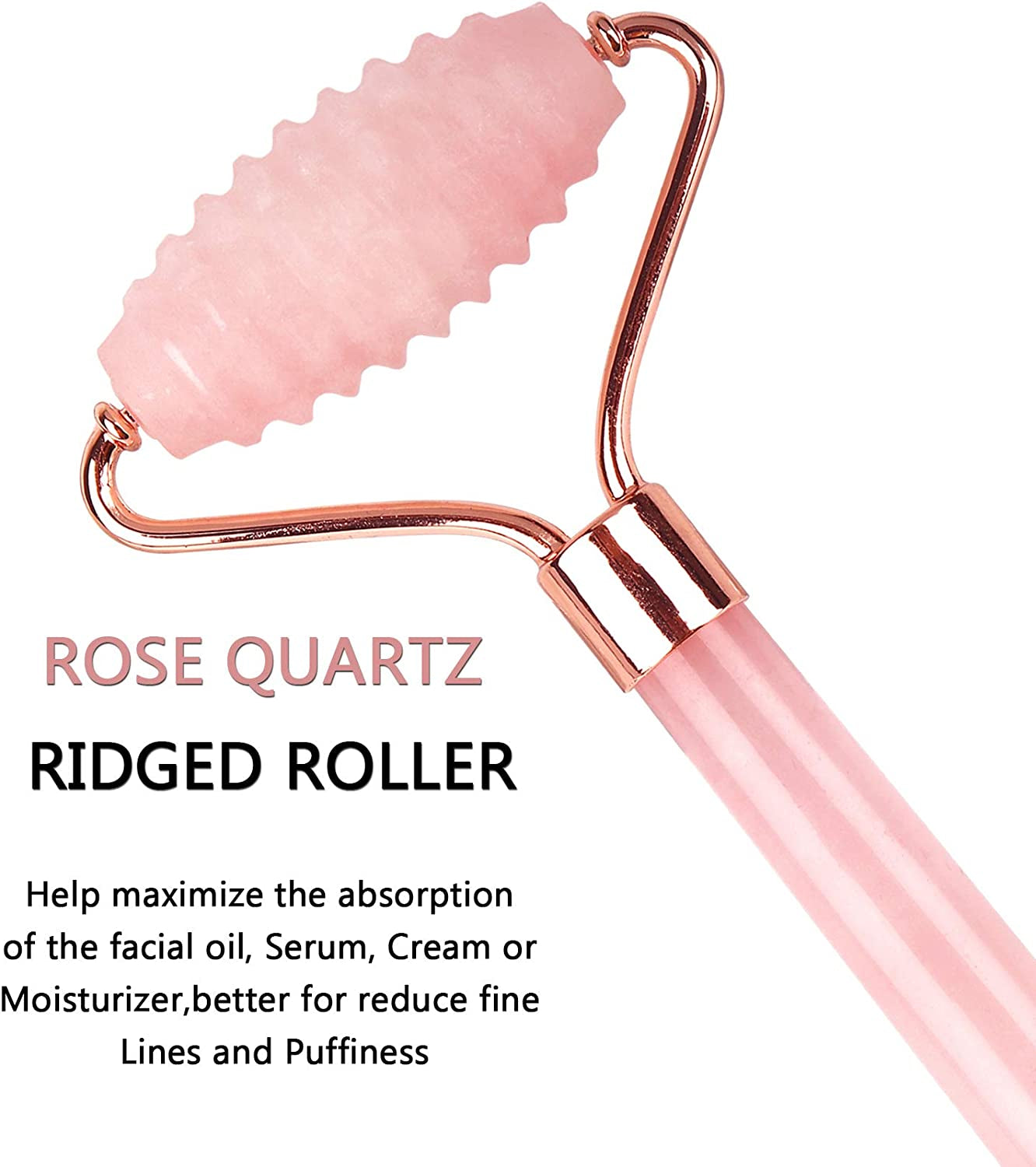 Deciniee Jade Roller, 3 in 1 Ridged Jade Roller and Gua Sha Facial Massager Tools ,100% Natural Rose Quartz Jade Roller for Face,Eye,Neck Health & Beauty > Personal Care > Cosmetics > Cosmetic Tools > Skin Care Tools Deciniee   