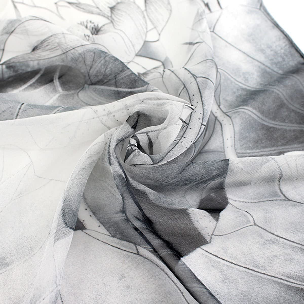 Van Caro Scarfs for Women Lightweight Floral Scarf Soft Long Fashion Scarves Sun-Proof Wrap Shawl Apparel & Accessories > Clothing Accessories > Scarves & Shawls Lobagve   