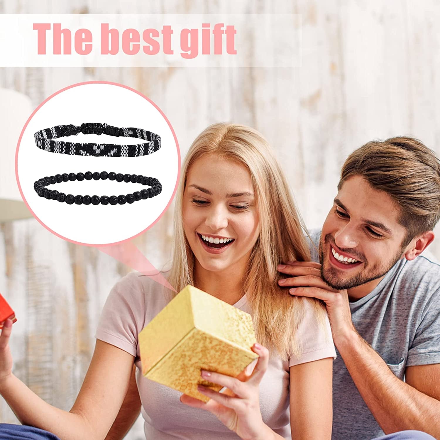 Bracelets for Men-2 Surfer Beach Bracelet Set-Holiday Gift-Hand Made Boho Bracelets -Outdoor Sports Men'S and Women'S Anklet -Ethnic Hippie Style Accessories Apparel & Accessories > Jewelry > Bracelets MEINESQIS   