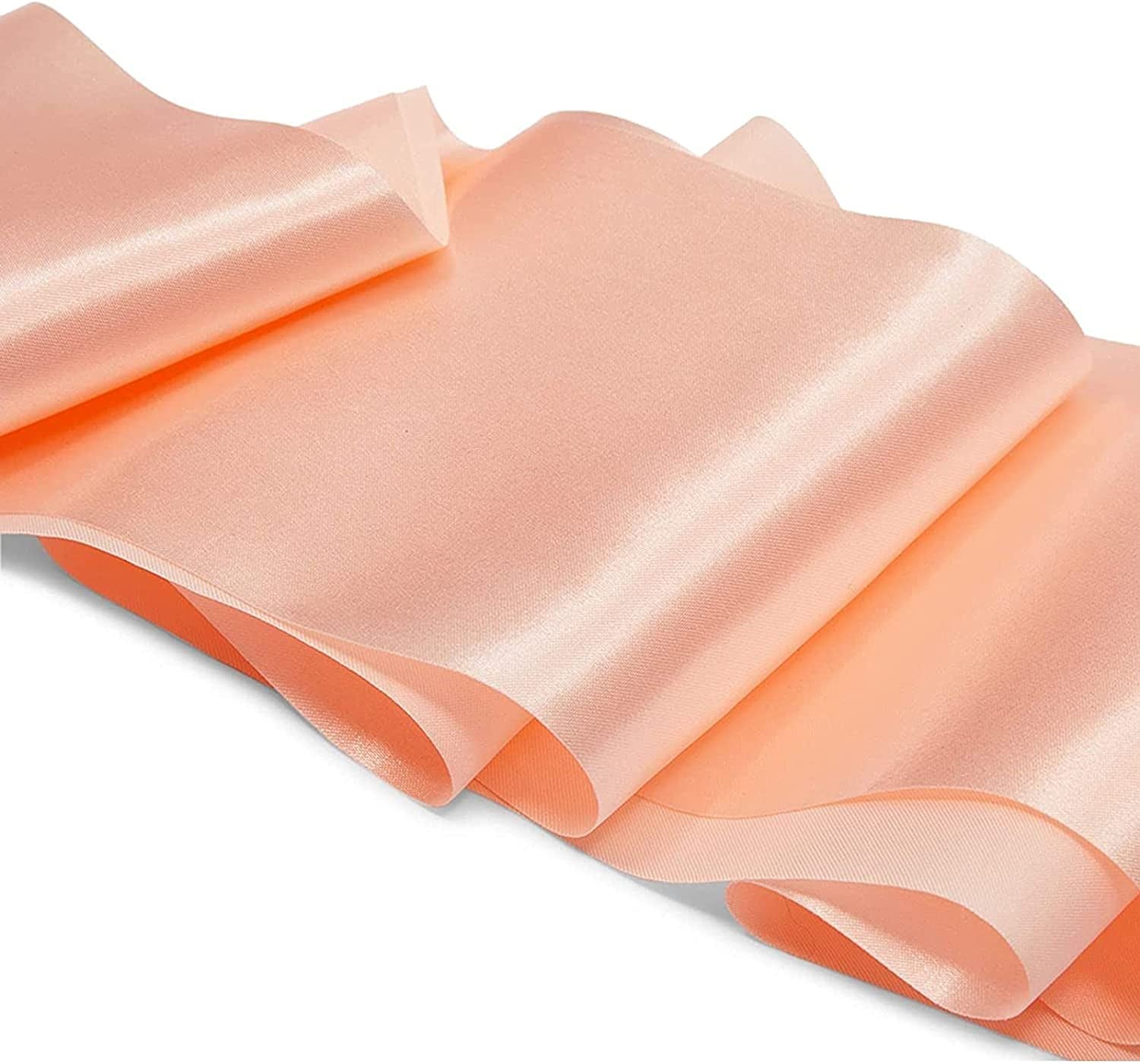 Shell Pink Satin Sashes for Pageants, Bachelorette Party, Prom (4 X 33 In, 24 Pack) Apparel & Accessories > Clothing Accessories > Sashes Sparkle and Bash   