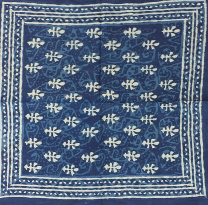 HOMESTEAD Scarf for Women Lightweight Dabu Floral Spring Summer Shawl Wrap Apparel & Accessories > Clothing Accessories > Scarves & Shawls Artist Unknown   