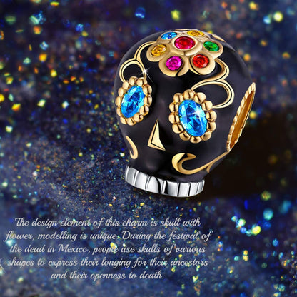 FOREVER QUEEN Halloween Skull Pumpkin Charms 925 Sterling Silver, the Light of Halloween Christmas Charms for Bracelet Necklace Best Halloween Jewelry Gifts for Women Apparel & Accessories > Jewelry > Bracelets FOREVER QUEEN   
