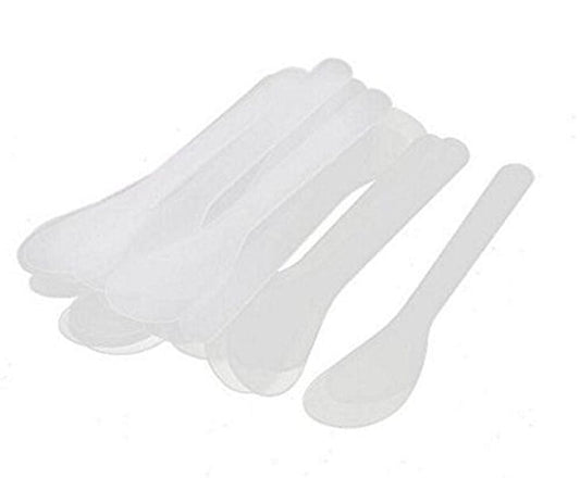 24PCS 13Cm 5.2" Plastic Spatulas Spoon Makeup Cosmetic Mask Tip Spatula Skin Care Facial Cream Scoop for DIY Mixing Sampling Beauty Tool (White) Health & Beauty > Personal Care > Cosmetics > Cosmetic Tools > Skin Care Tools ASTRQLE White  