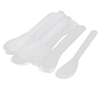 24PCS 13Cm 5.2" Plastic Spatulas Spoon Makeup Cosmetic Mask Tip Spatula Skin Care Facial Cream Scoop for DIY Mixing Sampling Beauty Tool (White) Health & Beauty > Personal Care > Cosmetics > Cosmetic Tools > Skin Care Tools ASTRQLE   