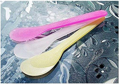 24PCS 13Cm 5.2" Plastic Spatulas Spoon Makeup Cosmetic Mask Tip Spatula Skin Care Facial Cream Scoop for DIY Mixing Sampling Beauty Tool (White) Health & Beauty > Personal Care > Cosmetics > Cosmetic Tools > Skin Care Tools ASTRQLE   