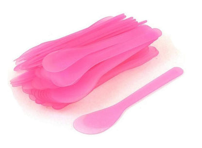 24PCS 13Cm 5.2" Plastic Spatulas Spoon Makeup Cosmetic Mask Tip Spatula Skin Care Facial Cream Scoop for DIY Mixing Sampling Beauty Tool (White) Health & Beauty > Personal Care > Cosmetics > Cosmetic Tools > Skin Care Tools ASTRQLE Pink  