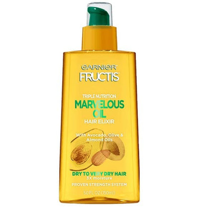 Garnier Hair Care Fructis Triple Nutrition Marvelous Oil Hair Elixir, 5 Ounce Health & Beauty > Personal Care > Hair Care Garnier   