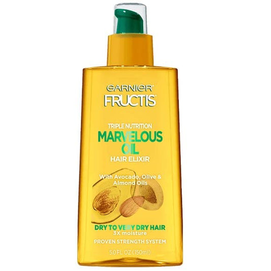 Garnier Hair Care Fructis Triple Nutrition Marvelous Oil Hair Elixir, 5 Ounce Health & Beauty > Personal Care > Hair Care Garnier   