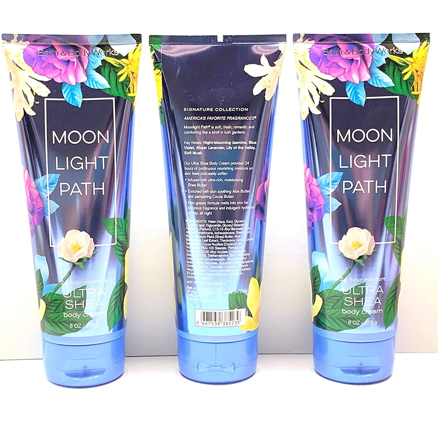 Bath & Body Works Moonlight Path Ultra Shea Body Cream Pack of 3 Health & Beauty > Personal Care > Cosmetics > Bath & Body Bath & Body Works   
