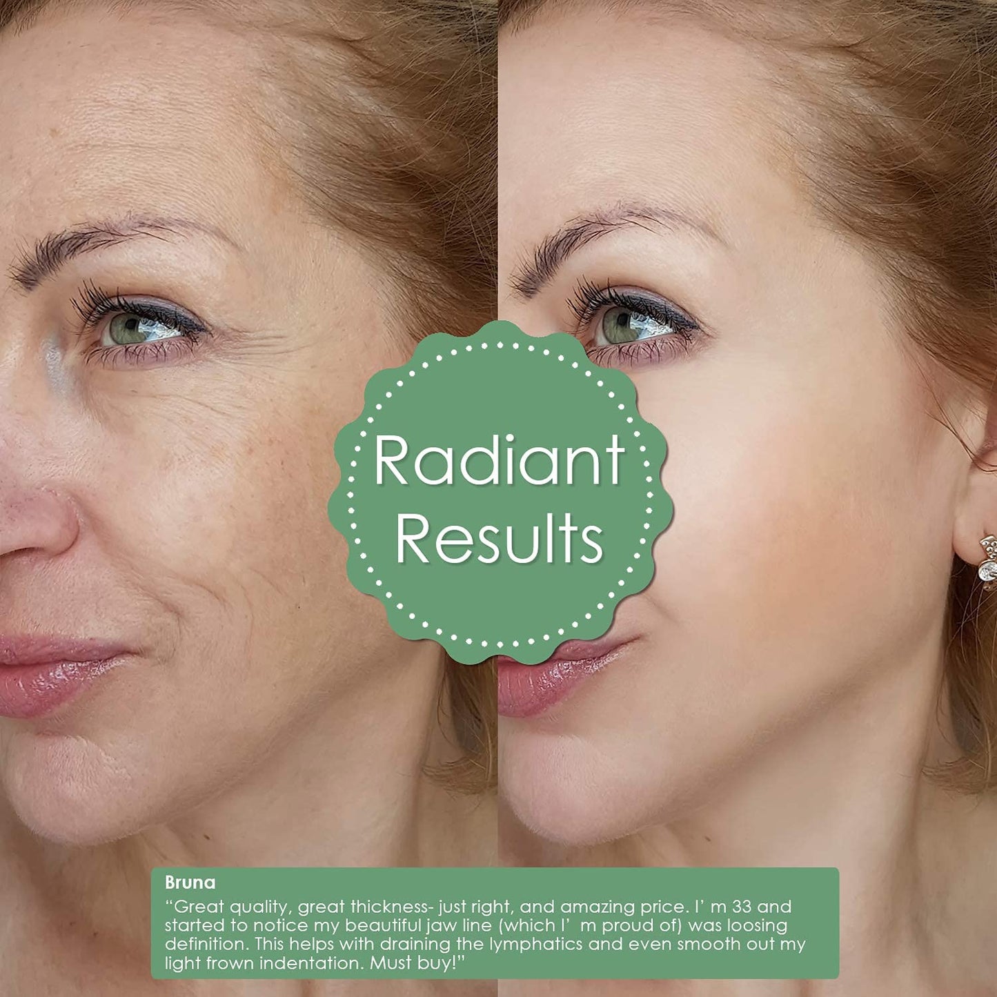 Radiant Harmony Gua Sha - Light Jade Gua Sha Massage Tool as Face Massager - Guasha Tool for Face as Skin Care Tools - Easy to Use Gua Sha Facial Tools - Arrives in a Luxury Box & Bag with Guide Health & Beauty > Personal Care > Cosmetics > Cosmetic Tools > Skin Care Tools RADIANT HARMONY   