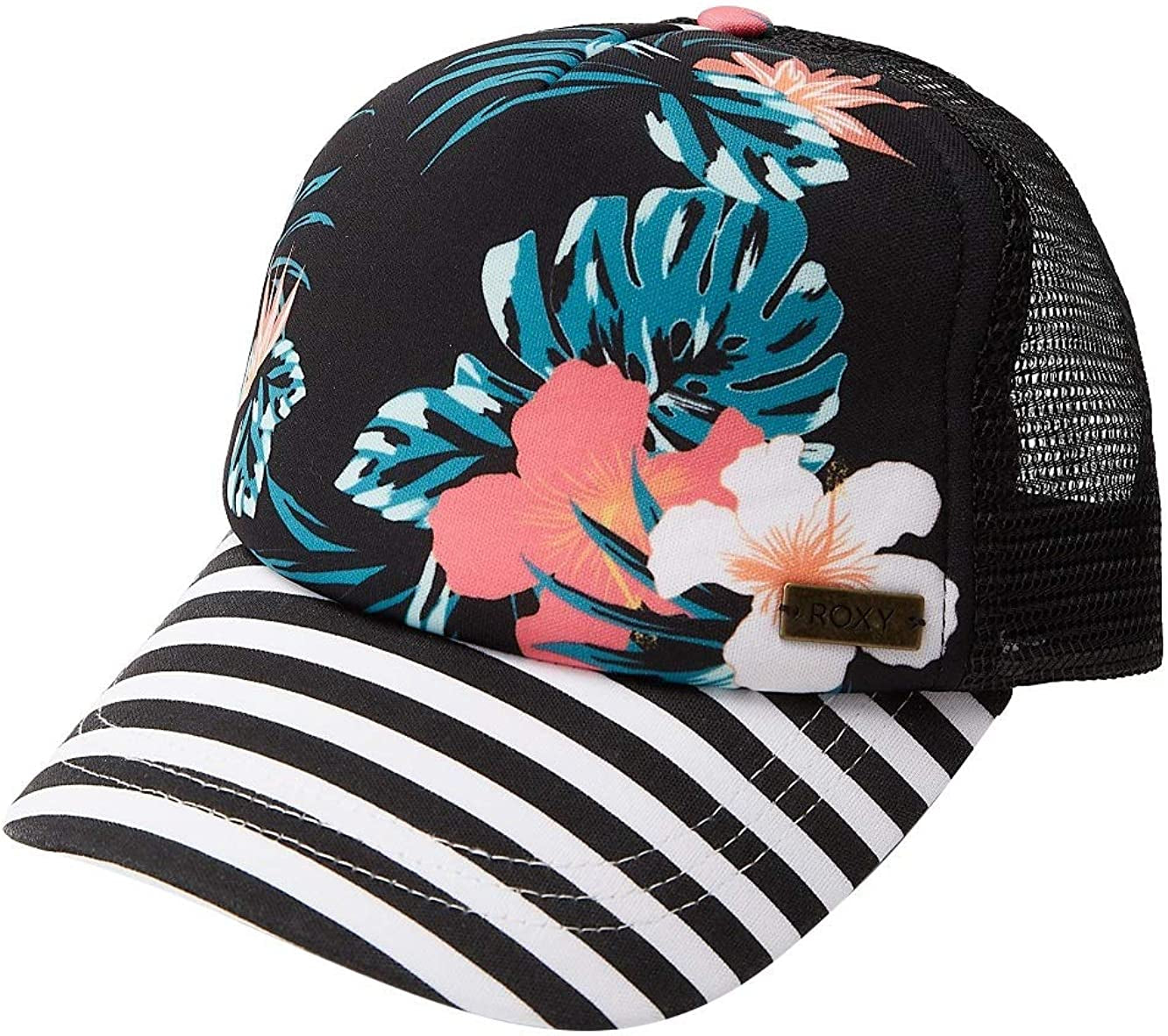 Roxy Women'S Water Come down Trucker Hat Apparel & Accessories > Clothing Accessories > Hats Roxy Anthracite Badami Exc One Size 