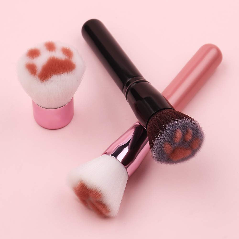 Cat Paw Foundation Makeup Brush - Professional Cosmetic Brush of Foundation Brushes, Powder Brush Blush Brush, Concealer Brush, Contour Brush, Powder Brush Cosmetic Tool (4PCS NEW SET) Health & Beauty > Personal Care > Cosmetics > Cosmetic Tools > Makeup Tools rongji jewelry   