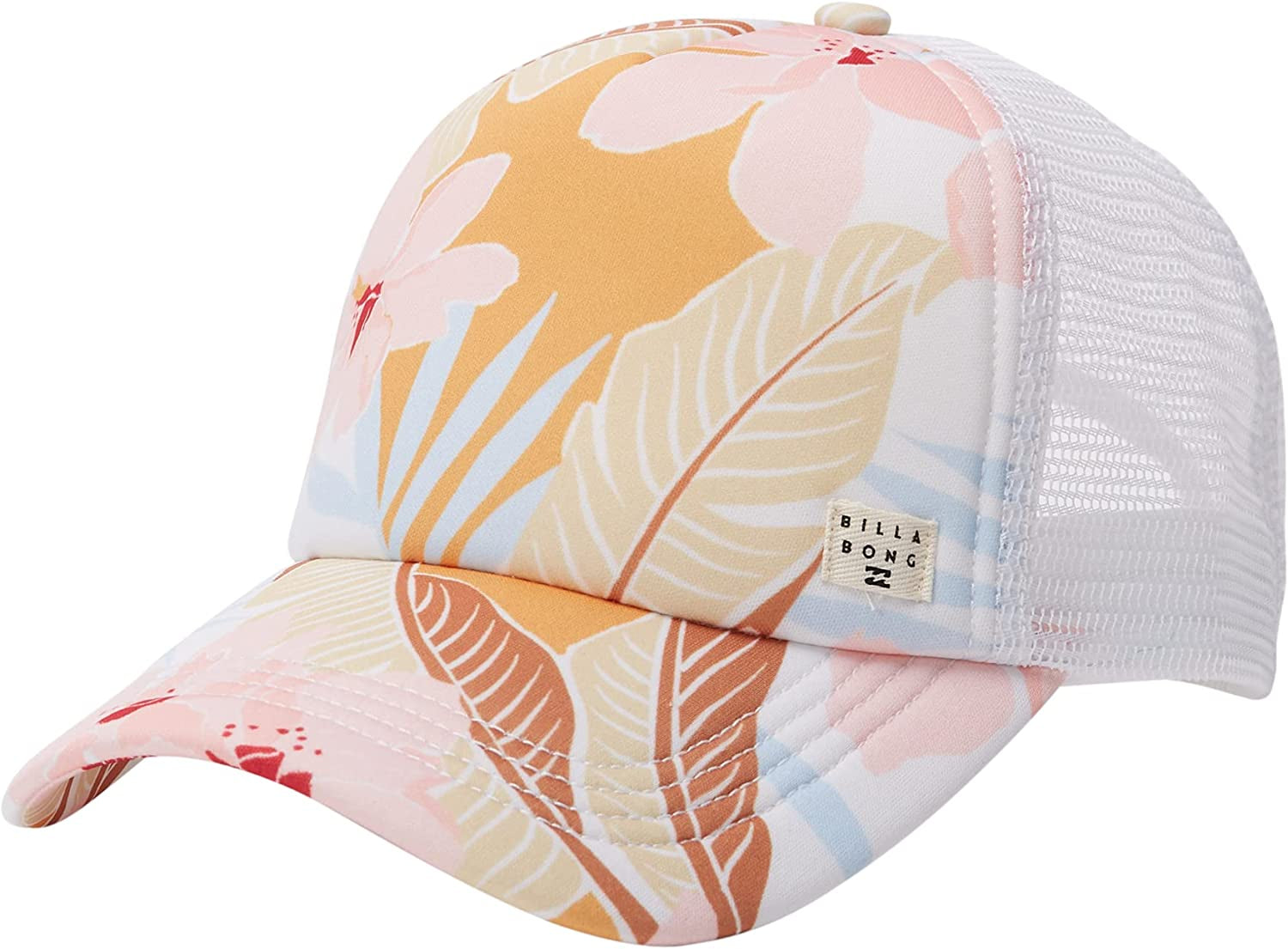 Billabong Women'S across Waves Adjustable Trucker Hat Apparel & Accessories > Clothing Accessories > Hats Billabong Salt Crystal 2 One Size 