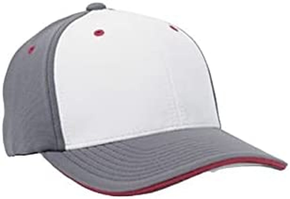 Universal M2 Contrast Flexfit® Cap Apparel & Accessories > Clothing Accessories > Headwear Pacific Headwear White/Graphite/Cardinal X-Small 